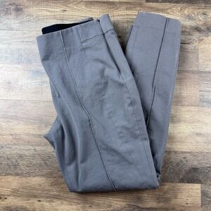 Lafayette 148 New York Pants Women's 8 Grey Gramercy FLAW